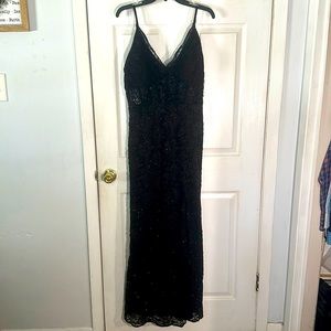 Black evening gown